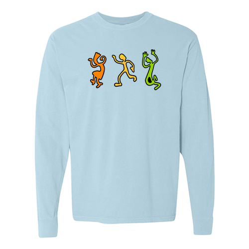 Comfort Colors Ringspun Long Sleeve Tee -- Chambray