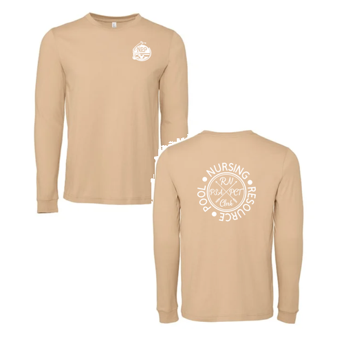 Bella Canvas Soft Fitted Jersey Longsleeve Tee -- Sand Dune