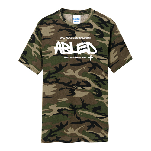 Port and Company Core Cotton Camo Tee -- Military Camo