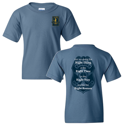 Gildan Heavy Cotton Basic Youth T-Shirt -- Indigo Blue