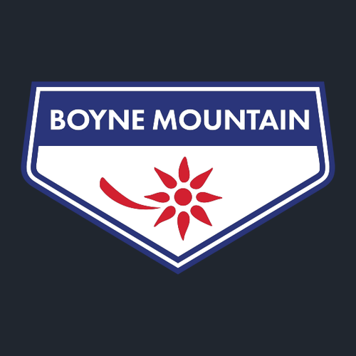 Boyne Mountain Logo 1 Full color -- Short sleeve Midnight Navy