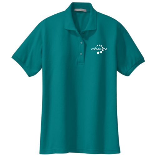 Ladies Port Authority Silk Touch Sport Shirt. -- Teal Green