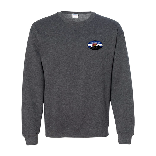 Gildan Heavy Blend Crew Neck Sweatshirt -- Dark Heather