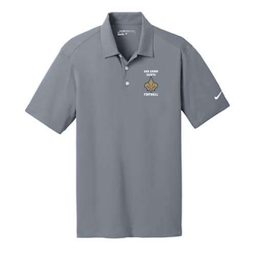 Mens/Unisex Nike Golf Dri Fit Vertical Mesh Polo -- Cool Grey