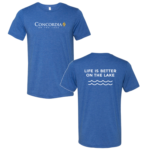 Bella Canvas Triblend Short Sleeve T-Shirt -- True Royal TriBlend