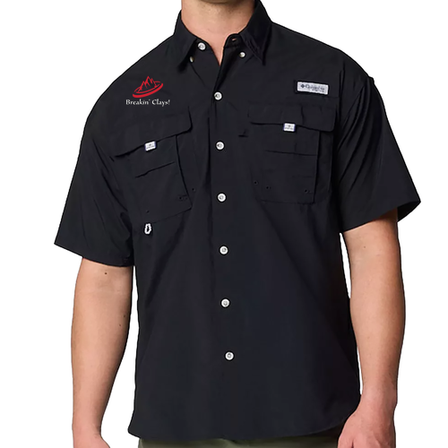 Columbia PFG Bahama™ II Short Sleeve Shirt -- Black
