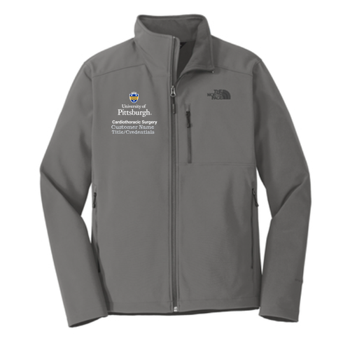 Pitt Shield North Face Apex Barrier Soft Shell Jacket -- Asphalt Grey