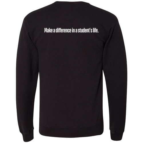 ComfortWash Unisex Crew Sweatshirt -- Black