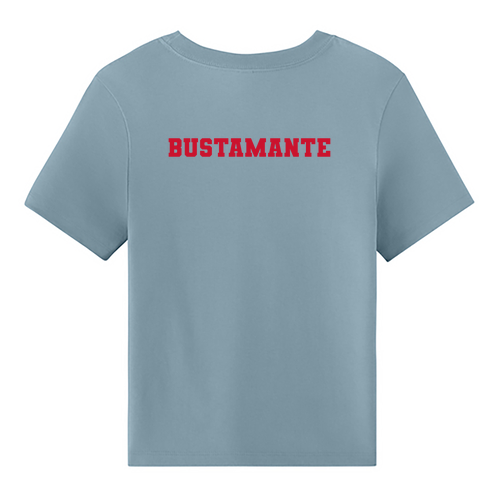 Women's Heavyweight Tee -- Vintage Denim BUSTAMANTE