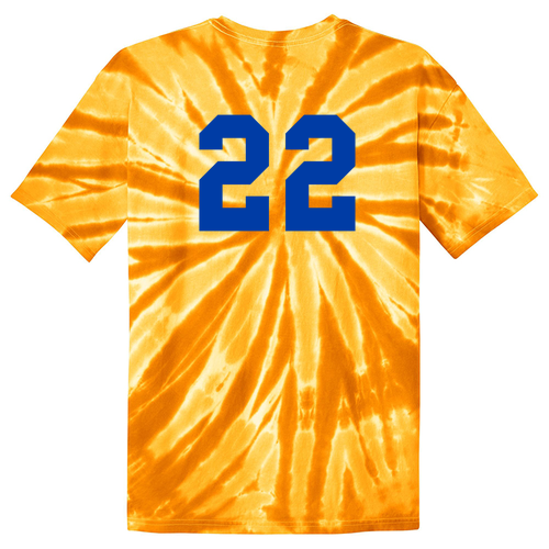 Port and Company Tie Dye Tee -- Gold