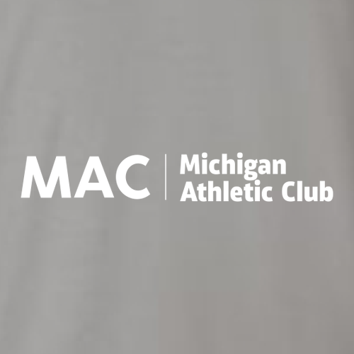 Gildan Heavy Cotton Basic T-Shirt -- Gravel MAC logo