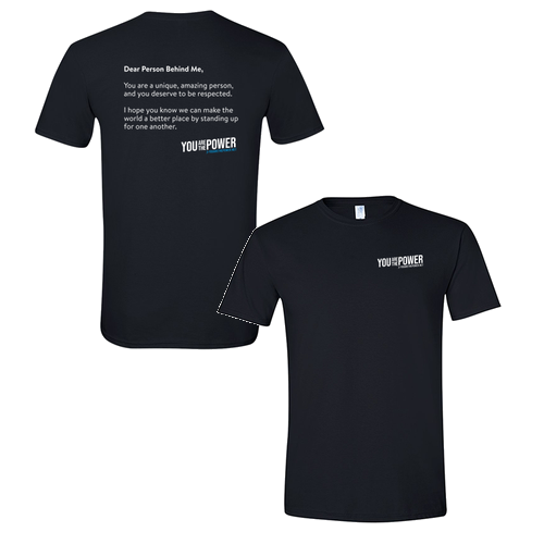 Dear Person Behind Me Short Sleeve Tee -- Black
