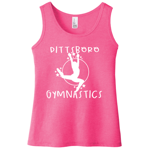 District Girls V.I.T. Tank -- Fuchsia Frost
