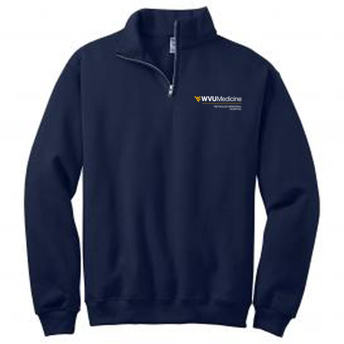 Jerzees 1/4 Zip Cadet Sweatshirt -- J Navy