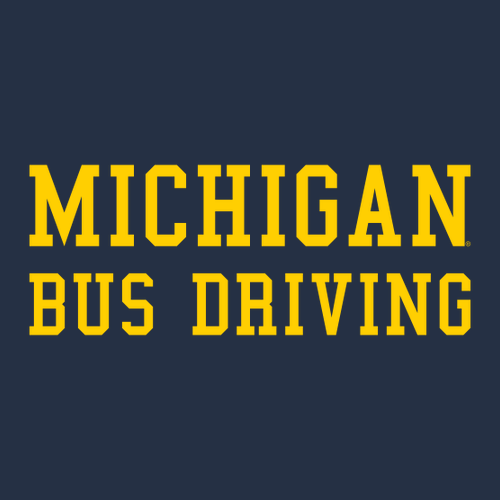 Gildan Heavy Cotton Basic T-Shirt -- Navy Michigan Bus