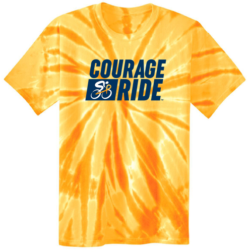 Port and Company Tie Dye Tee Youth -- Gold