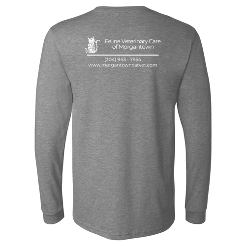 Bella+Canvas Unisex Heather Cvc Long Sleeve Tee- Heathers -- Deep Heather