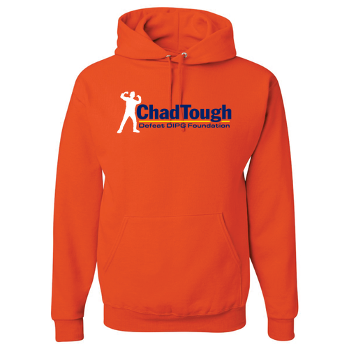 Mens/Unisex Jerzees 8 oz 50/50 Nublend Adult Hooded Sweatshirt -- Burnt Orange