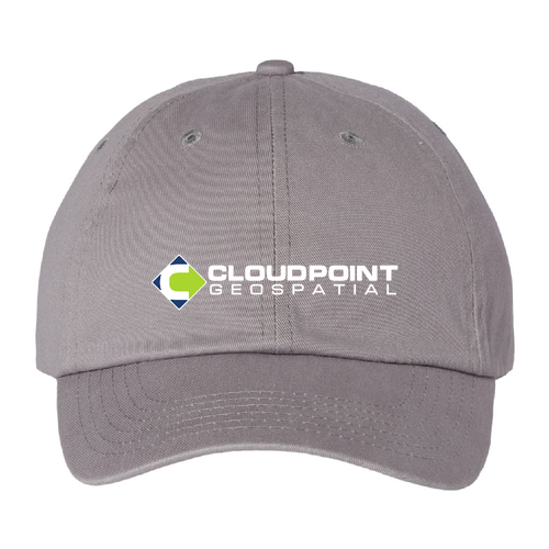 Bio-Washed Unstructured Hat -- Grey