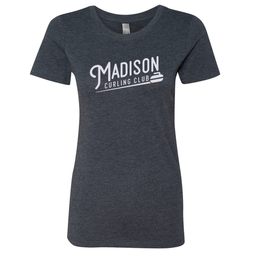Next Level Apparel Ladies Tri Blend Crew -- Vintage Navy