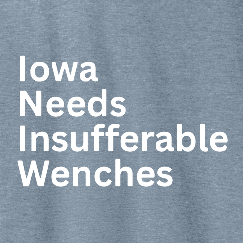 District Made Mens Perfect Tri Crew Tee -- Flint Blue Heather