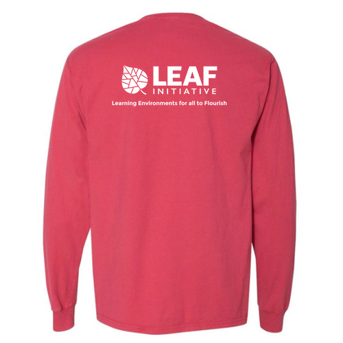 ComfortWash by Hanes Garment Dyed Long Sleeve T-Shirt -- Crimson Fall