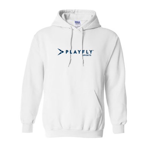 Playfly White Hooded Sweatshirt