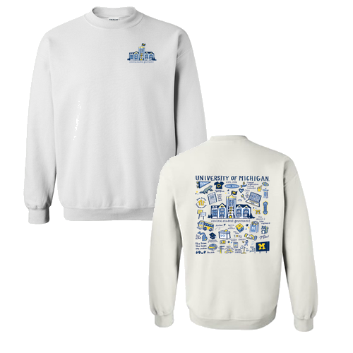 Heavy Blend Crew Neck Sweatshirt -- White