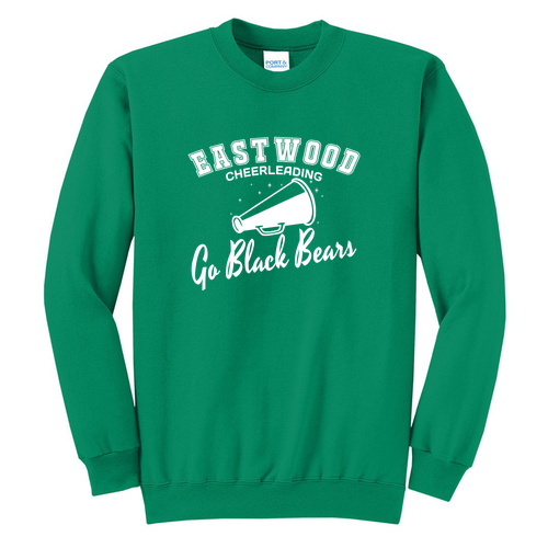 Megaphone Design Port and Company Classic Crewneck Sweatshirt -- Kelly