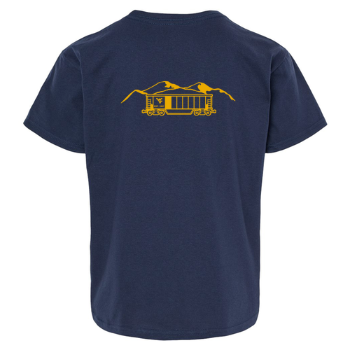 Youth Screen Printed Gildan Softstyle T-Shirt -- Navy