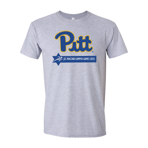Pitt/Maccabi Short Sleeve Shirt -- Sport Grey