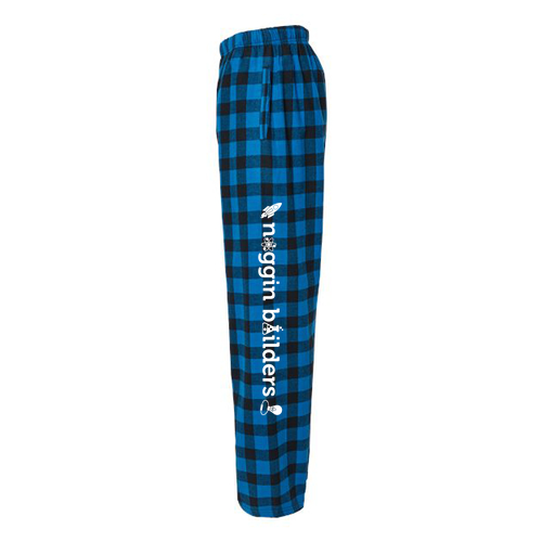 Boxercraft Harley Flannel Pant With Pockets -- Royal /  Black Buffalo