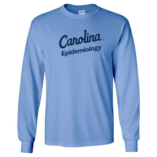 Gildan Ultra Cotton Longsleeve Basic T-Shirt -- Carolina Blue