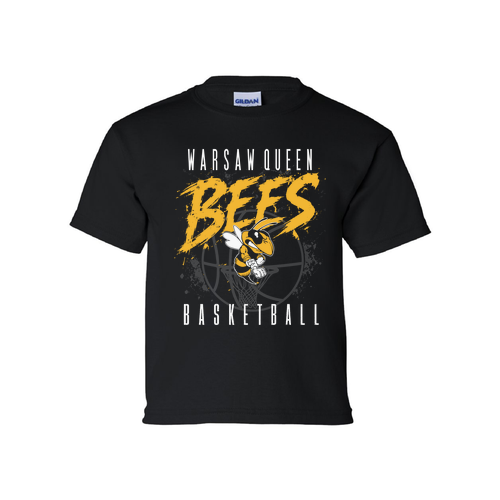 Queen Bees Gildan Ultra Cotton Youth T-Shirt -- Black