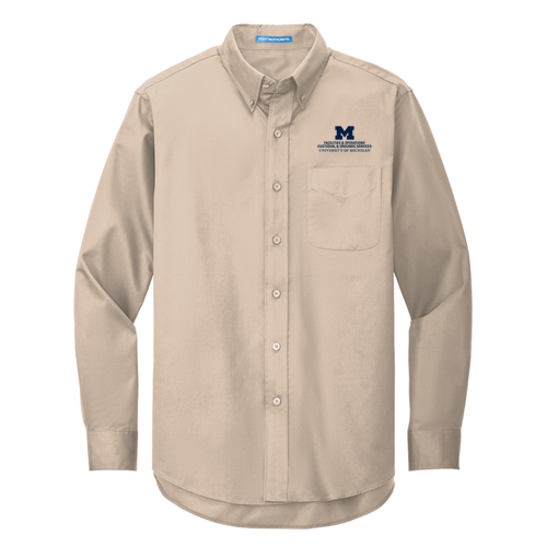 Port Authority Easy Care Long Sleeve Shirt -- Stone, $33