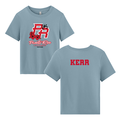 Women's Heavyweight Tee -- Vintage Denim KERR