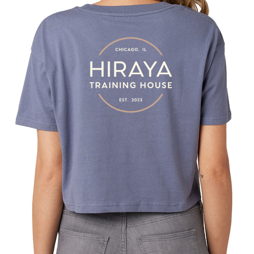 Women's Crop Top -- Blue Haze