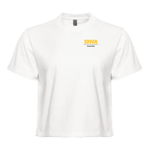 Next Level Apparel Women’s Heavyweight Boxy Tee -- White