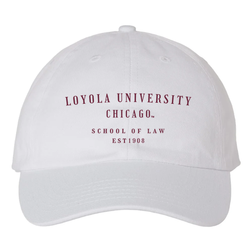 School Of Law Unstructured Hat -- White
