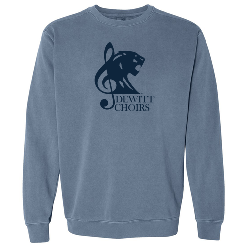 Comfort Colors Adult Crewneck Sweatshirt -- Blue Jean