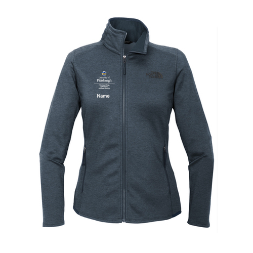 Ladies Navy North Face Ladies Skyline Full-Zip Fleece Jacket
