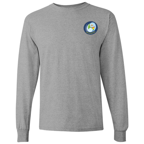 Gildan Heavy Cotton Longsleeve Basic T-Shirt -- Sport Grey