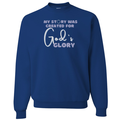 God's Glory Crewneck -- Royal