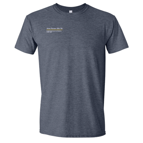 Gildan SoftStyle Fitted T-Shirt -- Heather Navy