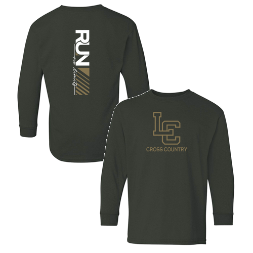 Gildan Youth Heavy Cotton Longsleeve -- Forest Green