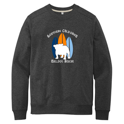 District Re-Fleece Crew -- Charcoal Heather