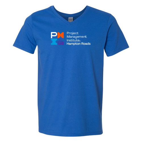 Gildan SoftStyle V Neck T Shirt -- Royal