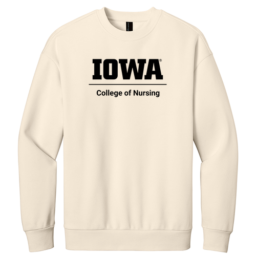 District V.I.T. Heavyweight Fleece Crew -- Griege