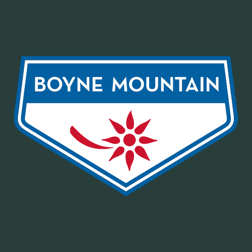 Boyne Mountain Logo 2 Full Color -- Pullover hooded Sweatshirt Forest