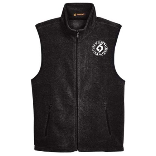 Harrington Fleece Vest -- Black